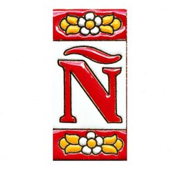 Letras y Números modelo "ROJAS" - 7,5cm. (3")