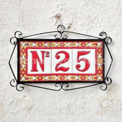 Letras y Números modelo "ROJAS-M1" - 11cm. (2.1")