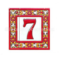 Letras y Números modelo "ROJAS-M1" - 11cm. (2.1")