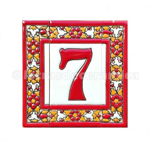 Letras y Números modelo "ROJAS-M1" - 11cm. (2.1")
