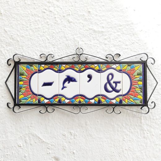 Letras y Números modelo "RONDA-M" - 11cm. (2.1")