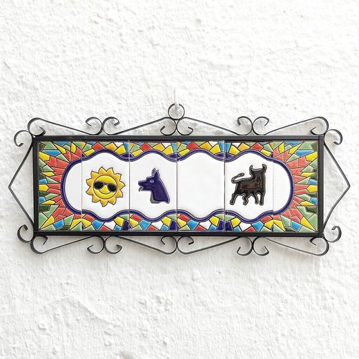 Letras y Números modelo "RONDA-M" - 11cm. (2.1")