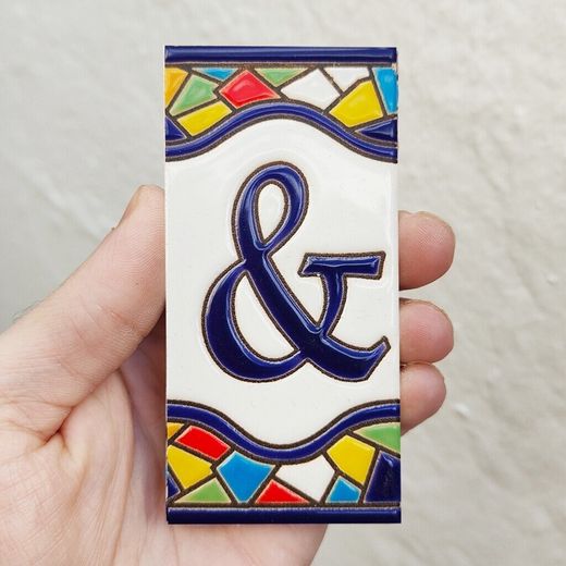 Letras y Números modelo "RONDA-M" - 11cm. (2.1")