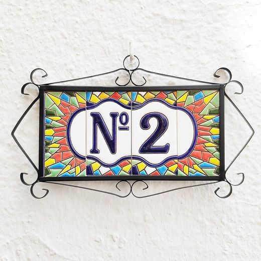 Letras y Números modelo "RONDA-M" - 11cm. (2.1")