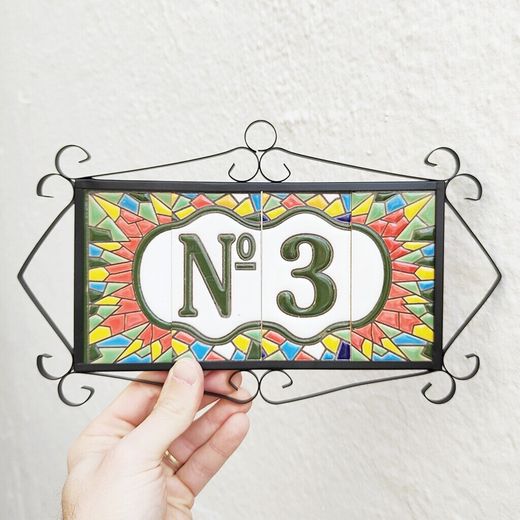 Letras y Números modelo "RONDA-MVerde" - 11cm. (2.1")
