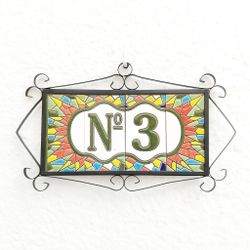 Letras y Números modelo "RONDA-MVerde" - 11cm. (2.1")