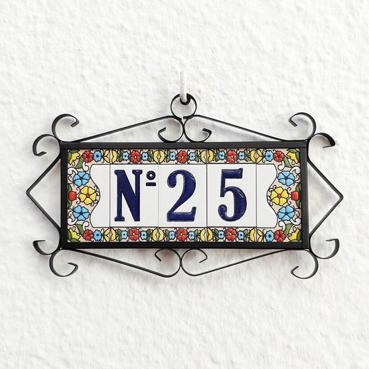 Letras y Números modelo "TENERIFE" - 7,5cm. (3")