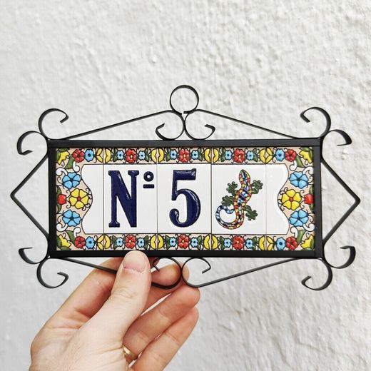 Letras y Números modelo "TENERIFE" - 7,5cm. (3")