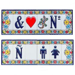 Letras y Números modelo "TENERIFE" - 7,5cm. (3")