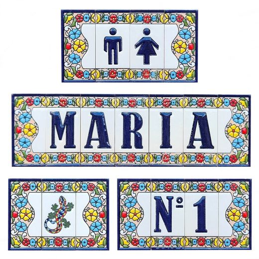 Letras y Números modelo "TENERIFE" - 7,5cm. (3")