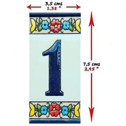 Letras y Números modelo "TENERIFE" - 7,5cm. (3")