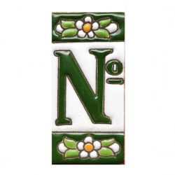 Letras y Números modelo "VERDES" - 7,5cm. (3")