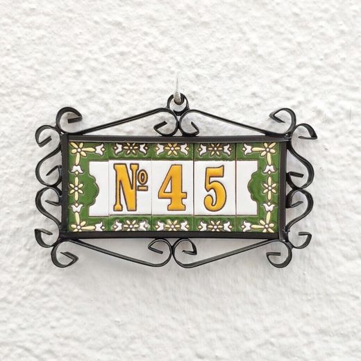 Letras y Números modelo "VERDES2" - 7,3cm. (3")