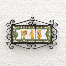 Letras y Números modelo "VERDES2" - 7,3cm. (3")