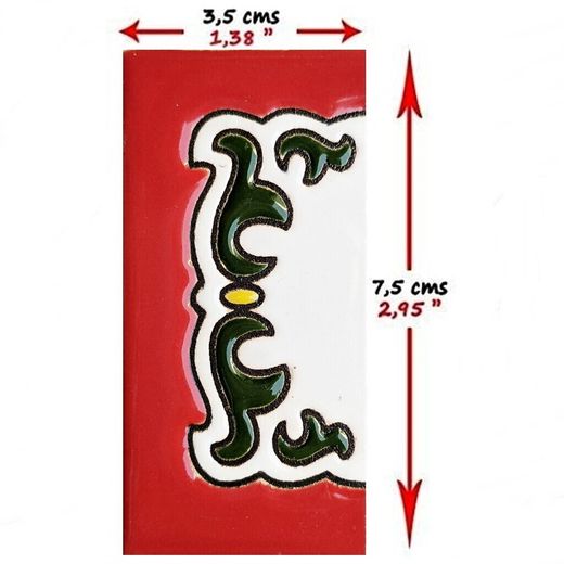 Letras y Números modelo "XMas" - 7,5cm. (3")