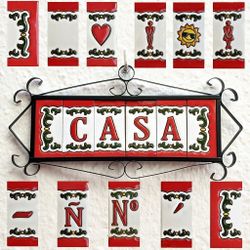 Letras y Números modelo "XMas" - 7,5cm. (3")