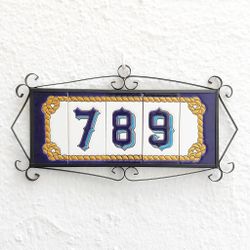 Números modelo "MARITIMO" - 11cm. (2.1")