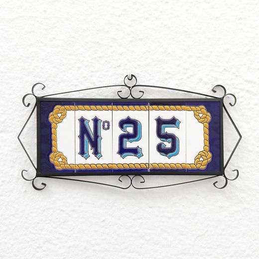 Números modelo "MARITIMO" - 11cm. (2.1")